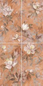 Панно Kerama Marazzi Магнолия VT\B413\4x\11037R (из 4 частей 30x60) 60x120