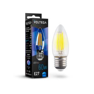 Светодиодная лампа Voltega Crystal Candle E27 6W 7029