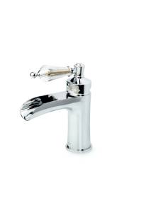 Смеситель для раковины Boheme Vogue 221-SW хром, с прозрачным SW