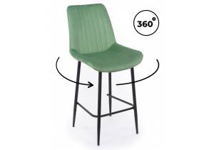 Полубарный стул Notta Седа 360 632613 Фисташковый (zd 651) / черный np