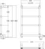 Полотенцесушитель электрический Margaroli Sole 542-4 хром фото 2