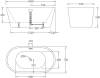 Акриловая ванна BelBagno BB71-1500 150x75 фото 3