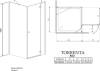 Душевой уголок Radaway Torrenta KDJ 90 прозрачное стекло R фото 6