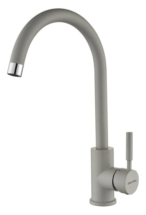 Смеситель для кухни Paulmark Holstein Ho212063-GRS серый дым