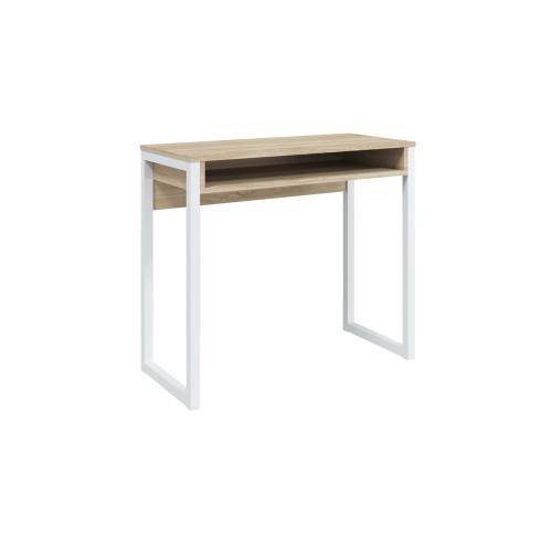 Стол письменный МЛК Леонардо дуб сонома/белый 85x75x39