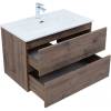 Тумба под раковину Aquanet Алвита new 80 334186 дуб Веллингтон, табак фото 2