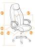 Кресло компьютерное Tetchair Boss 21152 белый фото 13