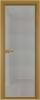 Межкомнатная дверь Profil Doors 1 AV цвет профиля Золото, стекло безопасное 6 мм рэте 600x2000