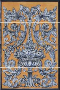 Панно Kerama Marazzi Площадь Испании HGD/B347/4x/15129 40x60