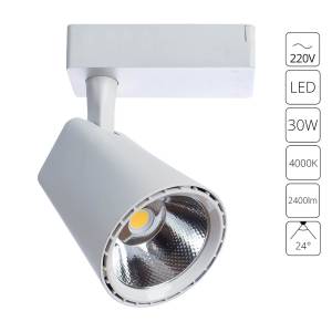 Трековый светодиодный светильник Arte Lamp Amico A1830PL-1WH