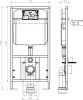 Система инсталляции для унитазов SantiLine SL-03 с кнопкой смыва фото 2