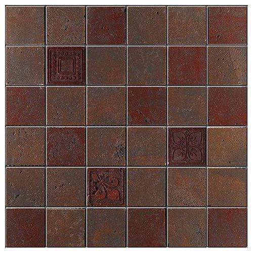 Мозаика Skalini Royal Bronze RBZ-3B Коричневая (4.8x4.8) 30.5x30.5