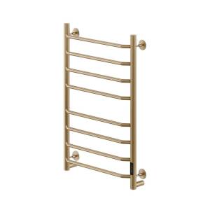 Полотенцесушитель электрический Veconi Cantu-A C8050G-A золото матовый 80x50