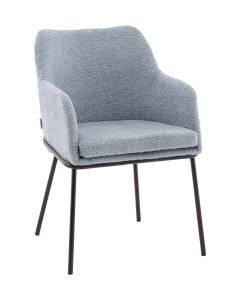 Стул Stool Group Кози AV 318-C76sl-08 синий, букле, с подлокотниками