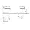 Крышка-сиденье TOTO Washlet TCF894CG#NW1 383x579x146 мм, с биде и дистанционным управлением, белый фото 2