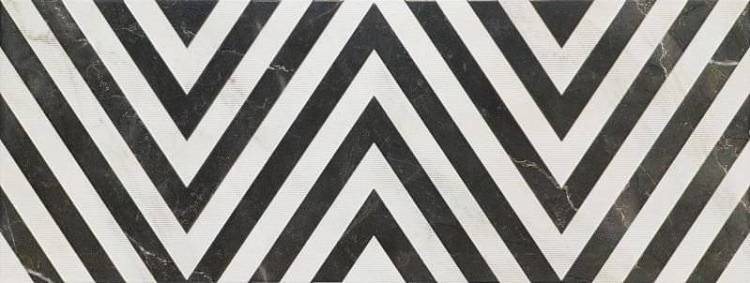 Декор Porcelanite Dos 1212 Rectificado Blanco Relieve 40x120