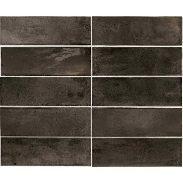 Керамическая плитка Equipe Hanoi 30031 Black Ash 6.5x20