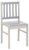 Набор обеденный Stool Group ASTRID MH62150+MH52055x4 массив гевеи, белый с серым фото 5