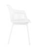 Стул Stool Group Crocus SL-7047DP white SEAT DUAL белый с подушкой фото 4
