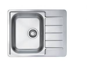 Мойка кухонная Alveus Line Max 110 1144603 Sat-90 с сифоном, 61.5x50