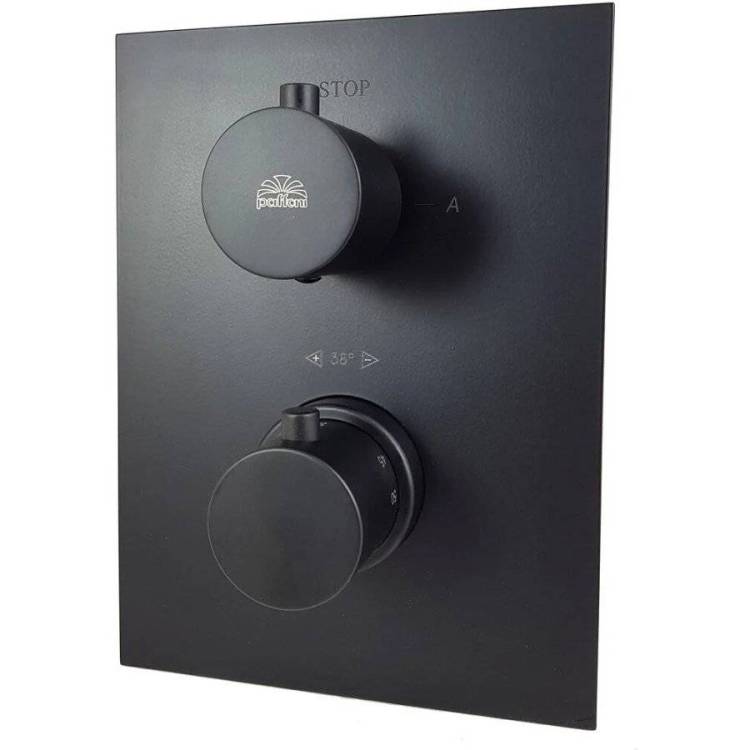 Смеситель Paffoni Light LIQ519NO/M термостатический, с внутренней частью