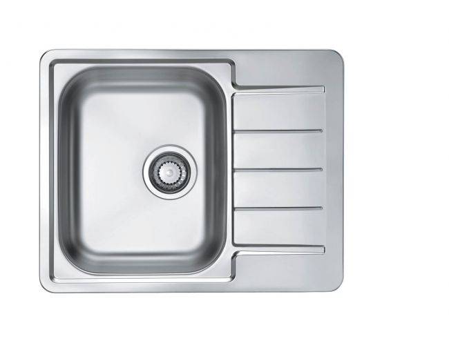 Мойка кухонная Alveus Line Max 110 1144603 Sat-90 с сифоном, 61.5x50