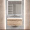 Тумба с раковиной Uperwood Eva 3930313471 подвесная, выдвижной ящик, крафт табачный, 75 см фото 8
