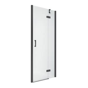 Дверь в нишу NEW TRENDY NEW RENOMA BLACK R 80x195 D-0194A (черный)