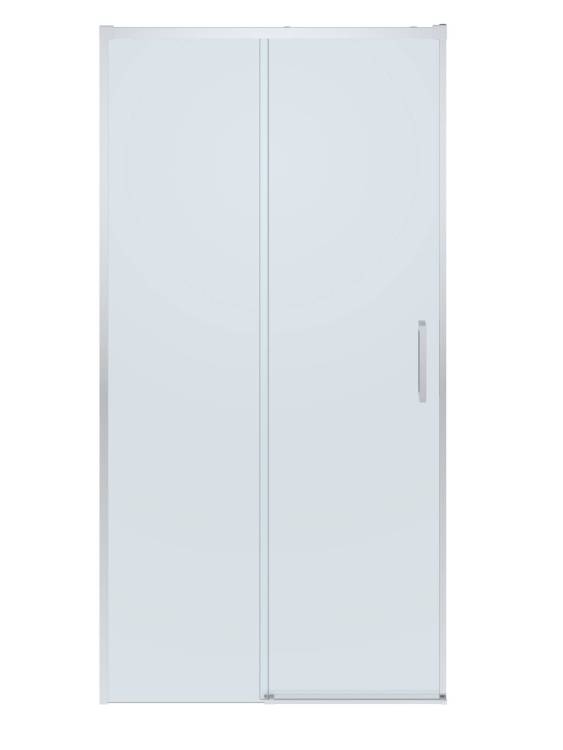 Душевая дверь в нишу Cezares PLANE-BF-1-100-C-CR профиль хром, стекло прозрачное, 100x195