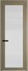 Межкомнатная дверь Profil Doors 1 AGP цвет профиля Шампань, стекло безопасное 6 мм мору осветленное 600x2000