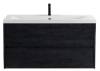 Тумба с раковиной Art&Max Family-M Family-M-1000-2C-SO-HC подвесная, hard coal