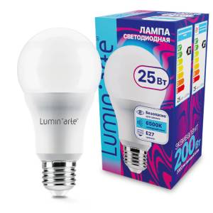 Светодиодная лампа Wolta Lumin Arte LSTD-A65-25W6KE27