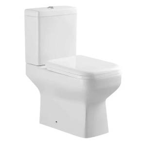 Унитаз-компакт Stella Polar Калафель KN8130000 сиденье микролифт, белый