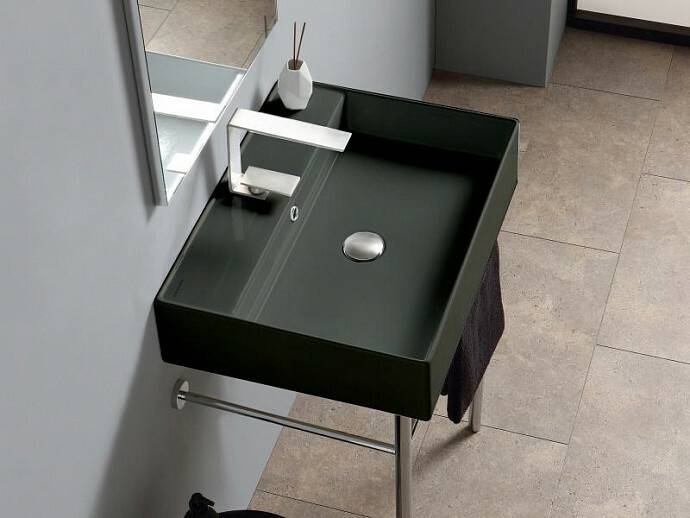 Раковина Scarabeo Teorema 2.0 5105 37 BK 60x46x14.5, темно-серый
