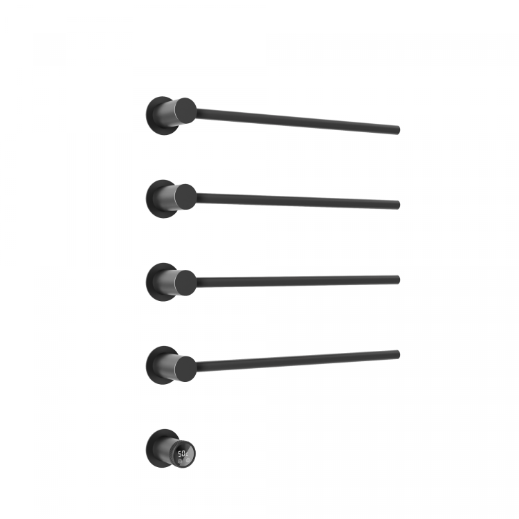 Полотенцесушитель электрический Sancos Линия (Linea) SC14001MB черный матовый