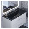 Раковина Uperwood Foster Quartz 291030042 черная матовая, уголь, 90x45.5 фото 2