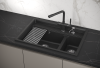 Мойка кухонная Granula Kitchen Space KS-7302 черный фото 3