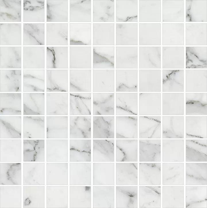 Мозаика Kerranova Marble Trend K-1000/LR/m01/30x30 Carrara 30x30
