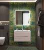 Тумба с раковиной BelBagno MARINO-CER-N 80 подвесная, Rovere Grigio фото 5