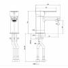 Смеситель для раковины Laparet Molera N3017302LPT, хром фото 4
