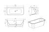 Акриловая ванна Royal Bath Riva RB610400CH белая, 180x80 фото 4