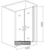 Душевая дверь в нишу Good Door Pandora SD-100-T-CH фото 4