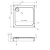 Поддон для душа Am.Pm Gem W90T-403-100W белый, 100x100x16 фото 4