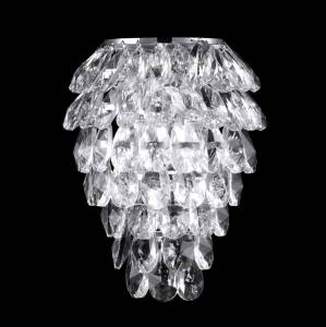 Бра Crystal Lux Charme AP3 Chrome/Transparent