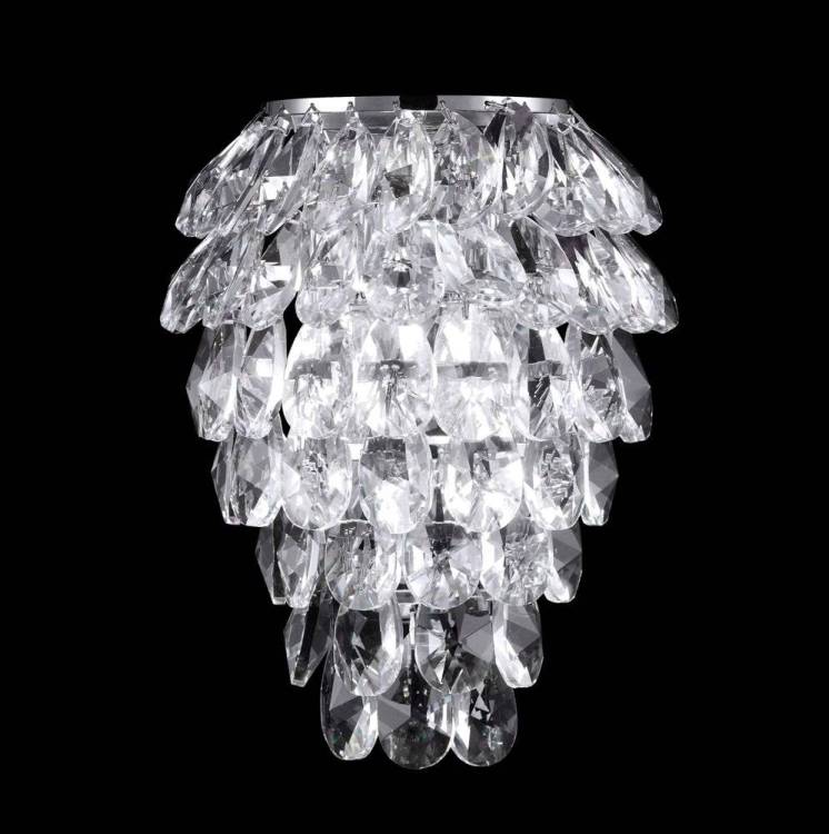 Бра Crystal Lux Charme AP3 Chrome/Transparent