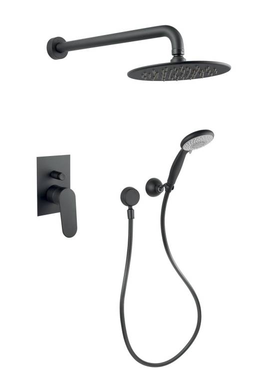 Душевая стойка Fiore Fiore Kevon Black Matt 81NN7557 черный