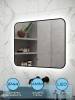 Зеркало Watersense Rita Black Soft Line W00919 LED подсветка, сенсор на взмах, 80x60 фото 3