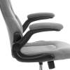 Кресло компьютерное Tetchair Bazuka metalBL 25045 серый, велюр фото 7