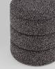 Пуф Stool Group Hive XS 19A240S LX-3 букле черный меланж фото 4