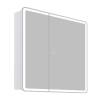 Зеркало-шкаф Belbagno Marino SPC-MAR-800/800-2A-LED-TCH с подсветкой и сенсорным выключателем фото 2